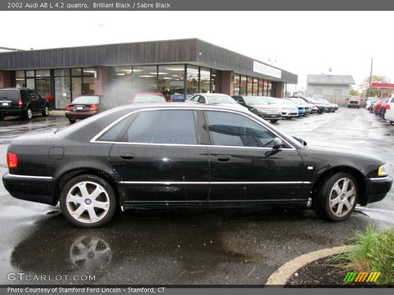 Brilliant Black / Sabre Black 2002 Audi A8 L 4.2 quattro