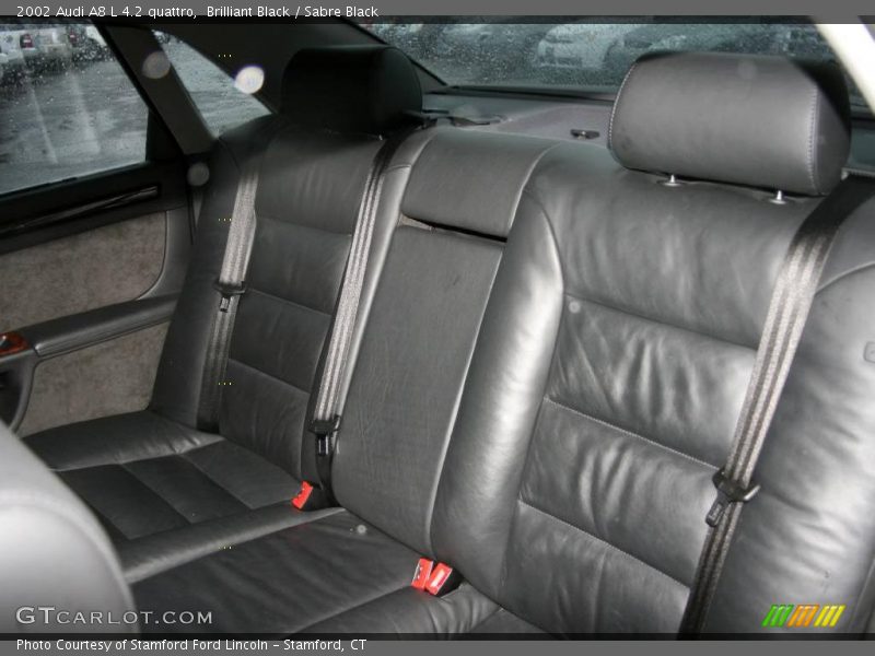 Brilliant Black / Sabre Black 2002 Audi A8 L 4.2 quattro