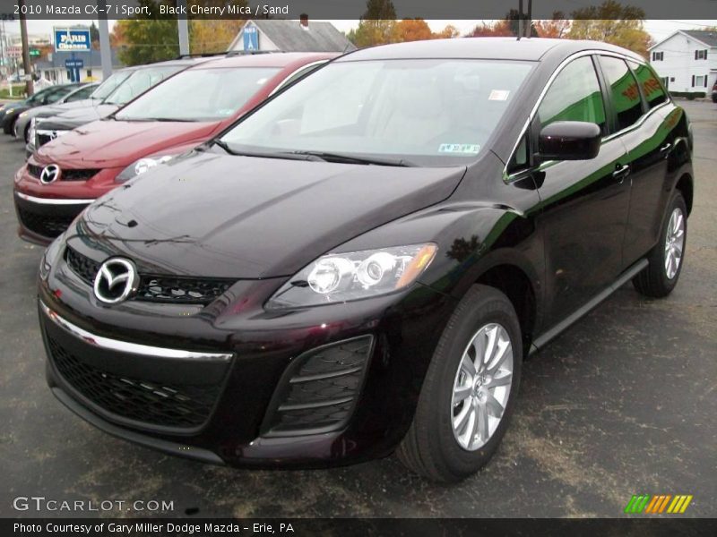 Black Cherry Mica / Sand 2010 Mazda CX-7 i Sport