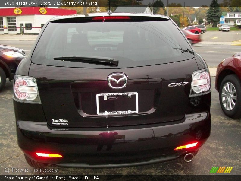 Black Cherry Mica / Sand 2010 Mazda CX-7 i Sport