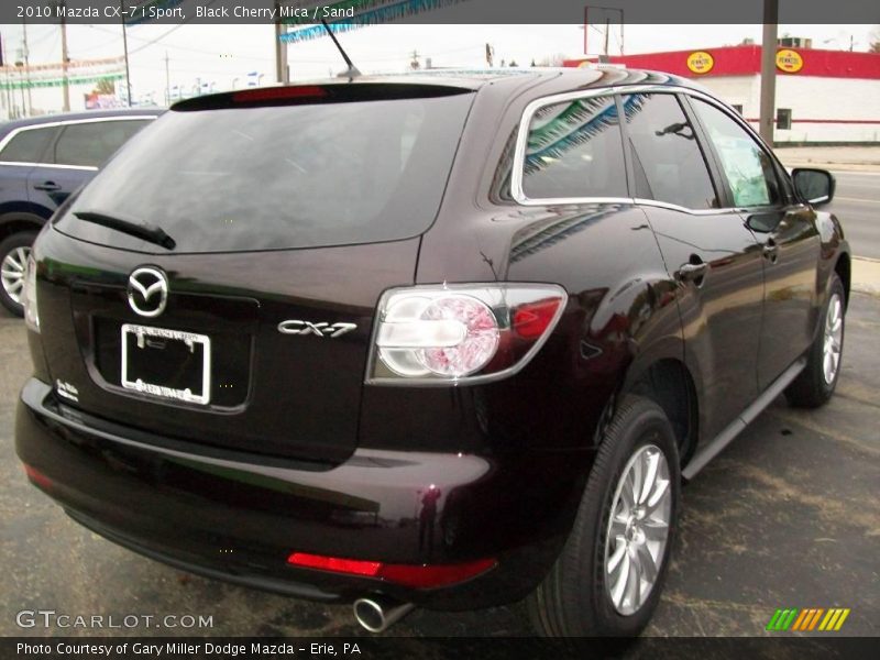 Black Cherry Mica / Sand 2010 Mazda CX-7 i Sport