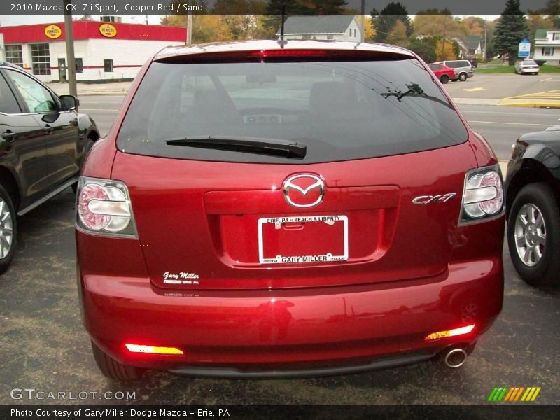 Copper Red / Sand 2010 Mazda CX-7 i Sport