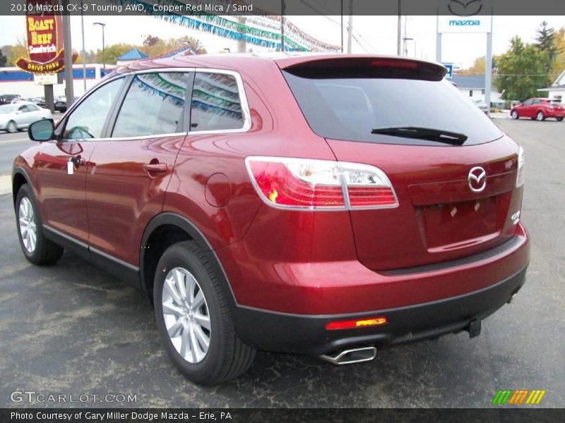 Copper Red Mica / Sand 2010 Mazda CX-9 Touring AWD