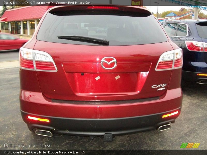 Copper Red Mica / Sand 2010 Mazda CX-9 Touring AWD