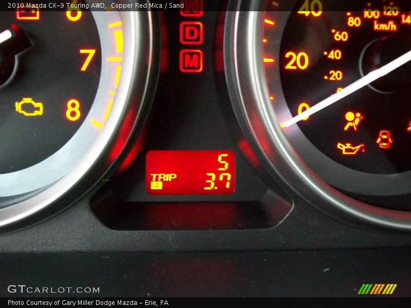 Copper Red Mica / Sand 2010 Mazda CX-9 Touring AWD
