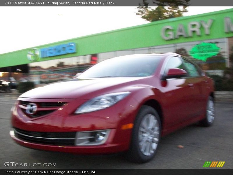 Sangria Red Mica / Black 2010 Mazda MAZDA6 i Touring Sedan
