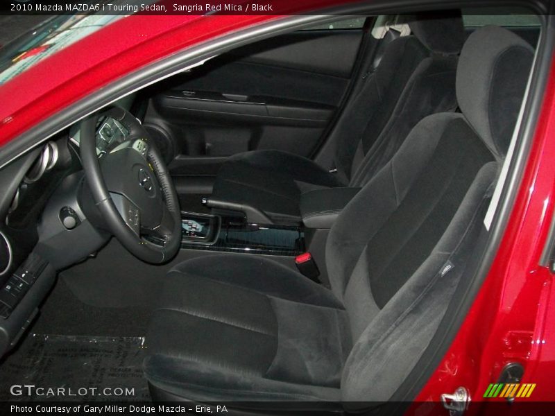 Sangria Red Mica / Black 2010 Mazda MAZDA6 i Touring Sedan