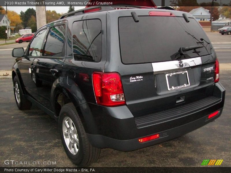 Monterey Gray / Graystone 2010 Mazda Tribute i Touring AWD