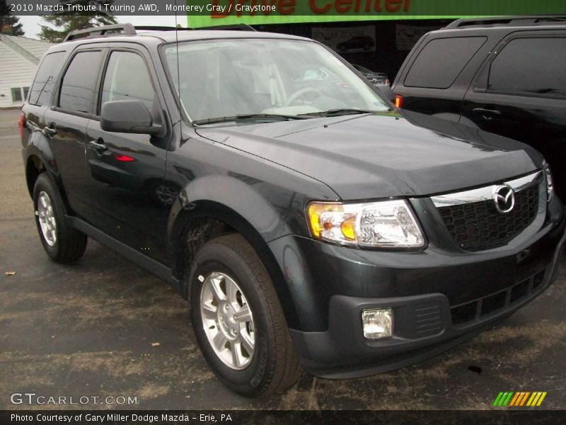 Monterey Gray / Graystone 2010 Mazda Tribute i Touring AWD