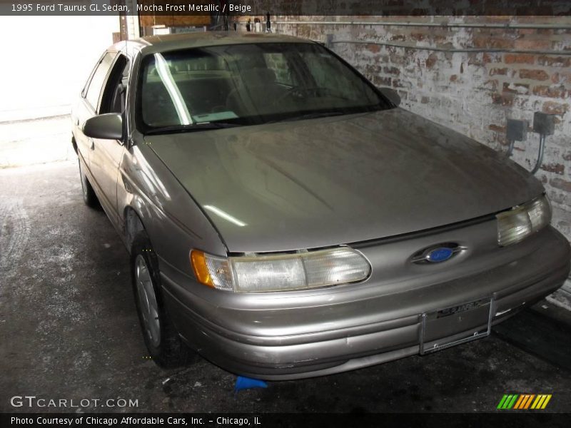 Mocha Frost Metallic / Beige 1995 Ford Taurus GL Sedan