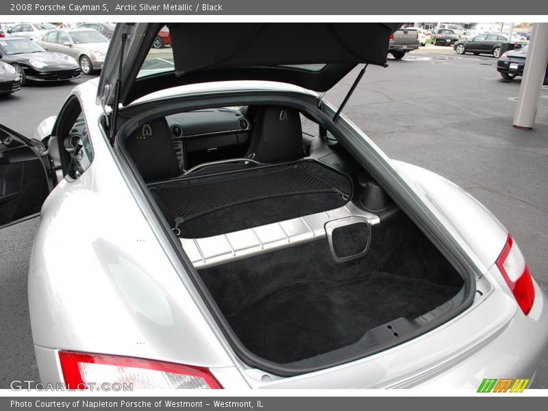 Arctic Silver Metallic / Black 2008 Porsche Cayman S