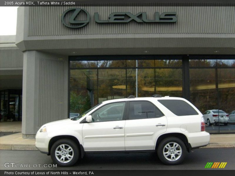 Taffeta White / Saddle 2005 Acura MDX
