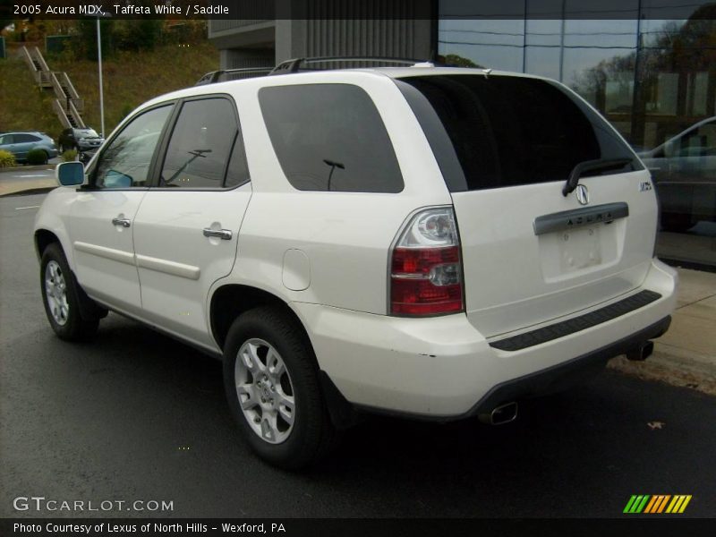 Taffeta White / Saddle 2005 Acura MDX