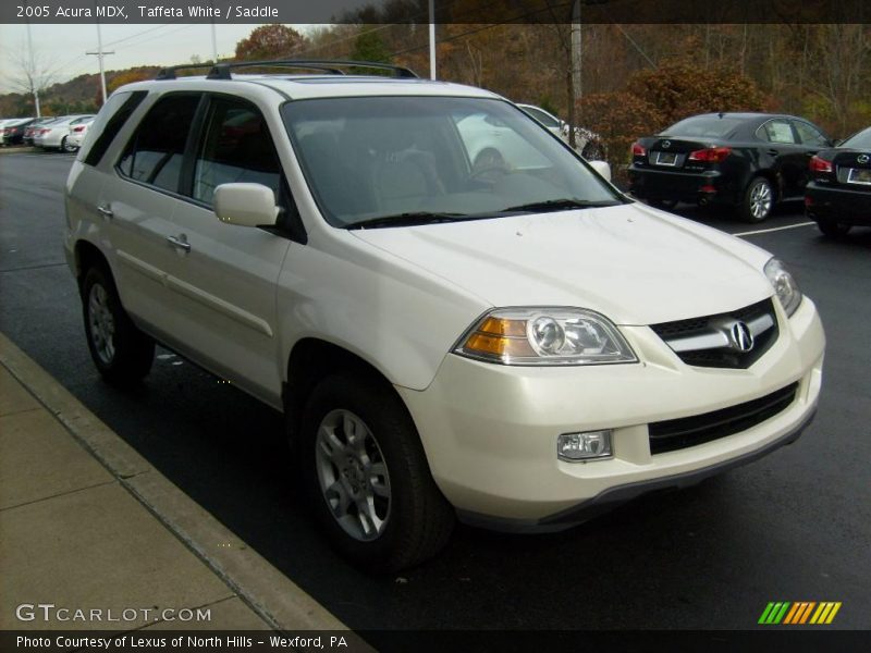 Taffeta White / Saddle 2005 Acura MDX