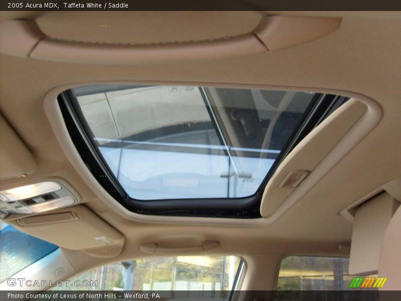 Taffeta White / Saddle 2005 Acura MDX