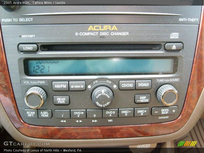 Taffeta White / Saddle 2005 Acura MDX