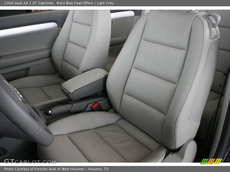Moro Blue Pearl Effect / Light Grey 2009 Audi A4 2.0T Cabriolet