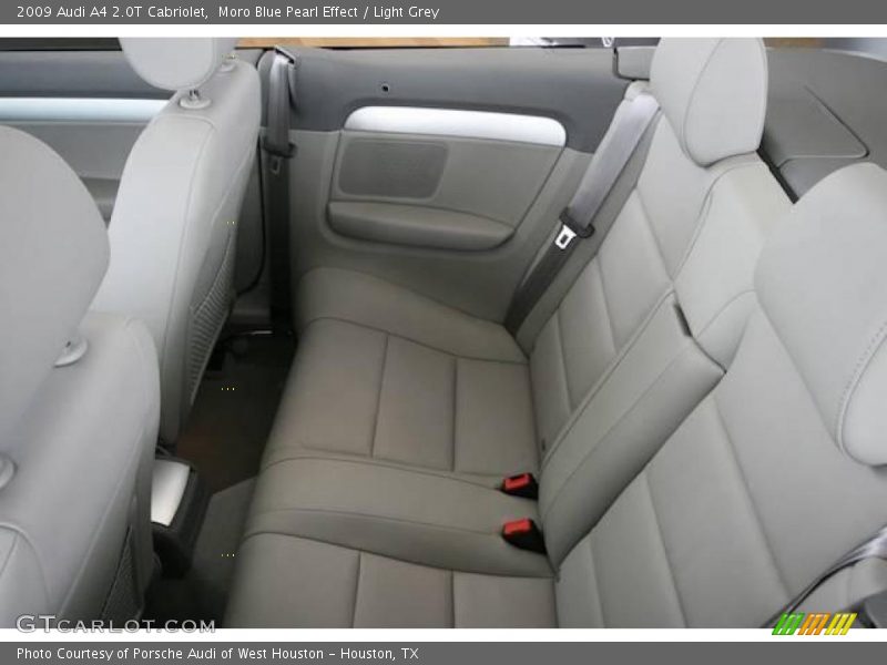 Moro Blue Pearl Effect / Light Grey 2009 Audi A4 2.0T Cabriolet