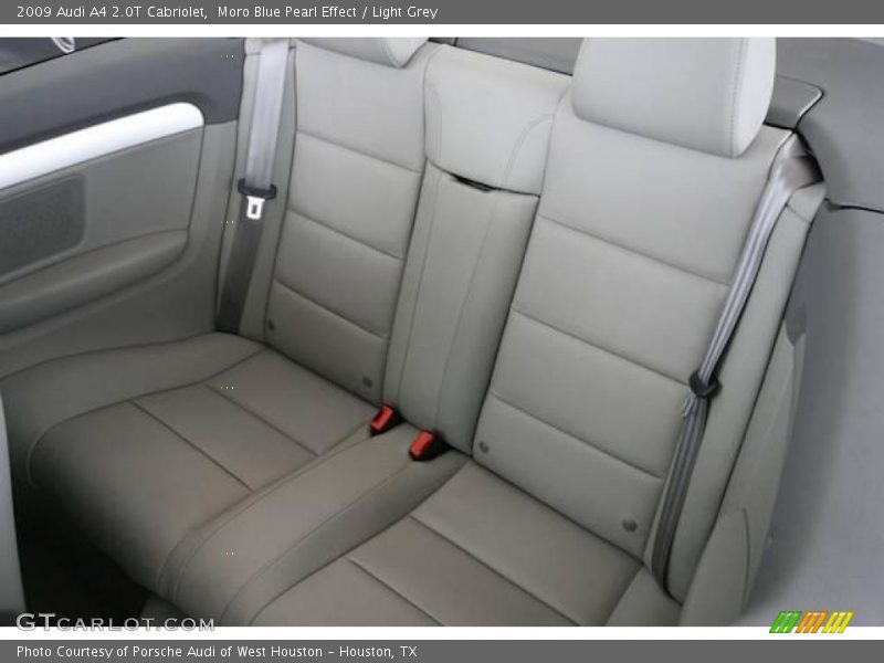 Moro Blue Pearl Effect / Light Grey 2009 Audi A4 2.0T Cabriolet