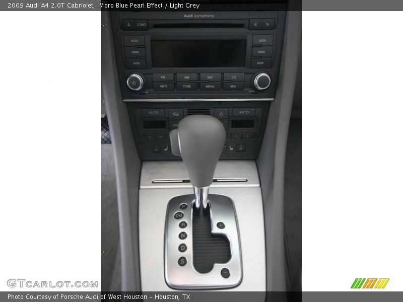 Moro Blue Pearl Effect / Light Grey 2009 Audi A4 2.0T Cabriolet