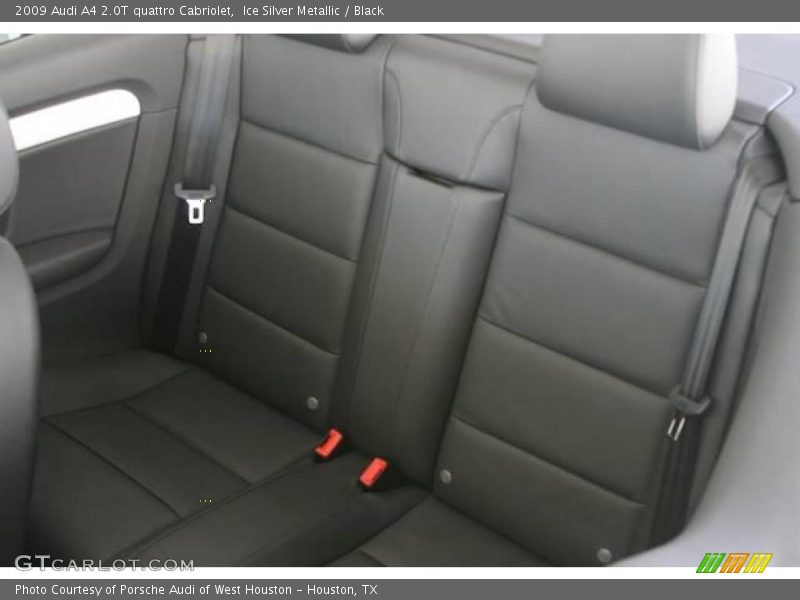 Ice Silver Metallic / Black 2009 Audi A4 2.0T quattro Cabriolet