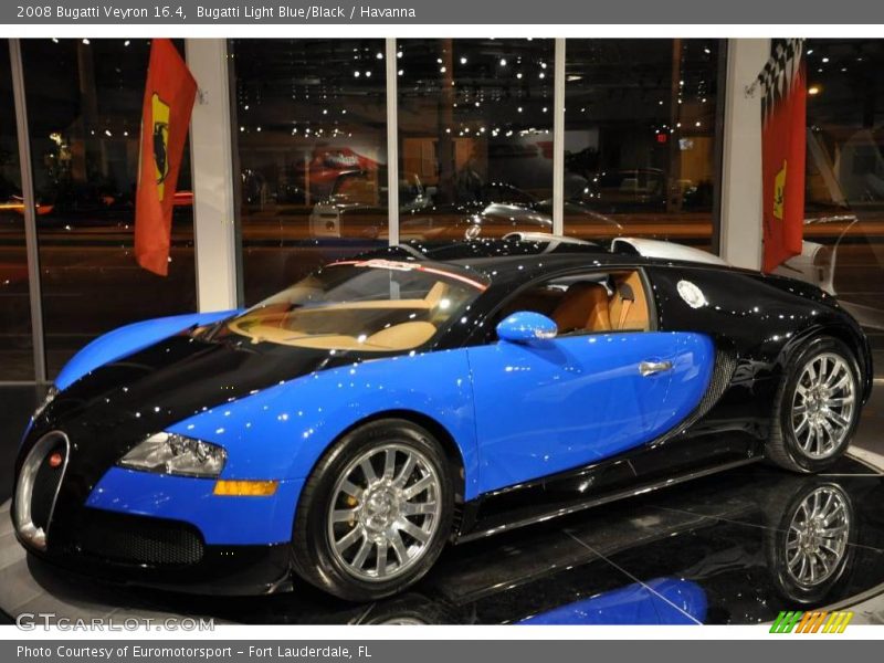 Bugatti Light Blue/Black / Havanna 2008 Bugatti Veyron 16.4