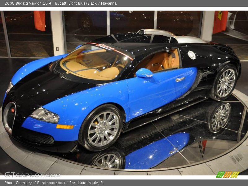  2008 Veyron 16.4 Bugatti Light Blue/Black