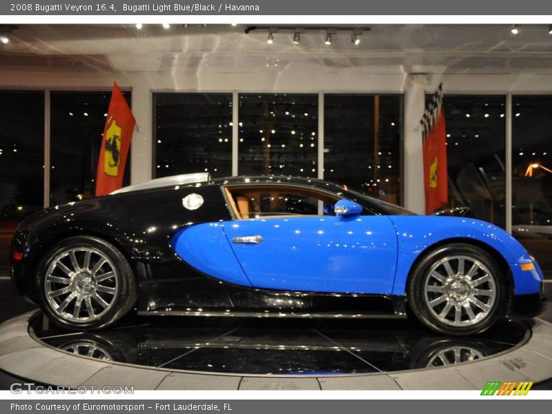 Bugatti Light Blue/Black / Havanna 2008 Bugatti Veyron 16.4