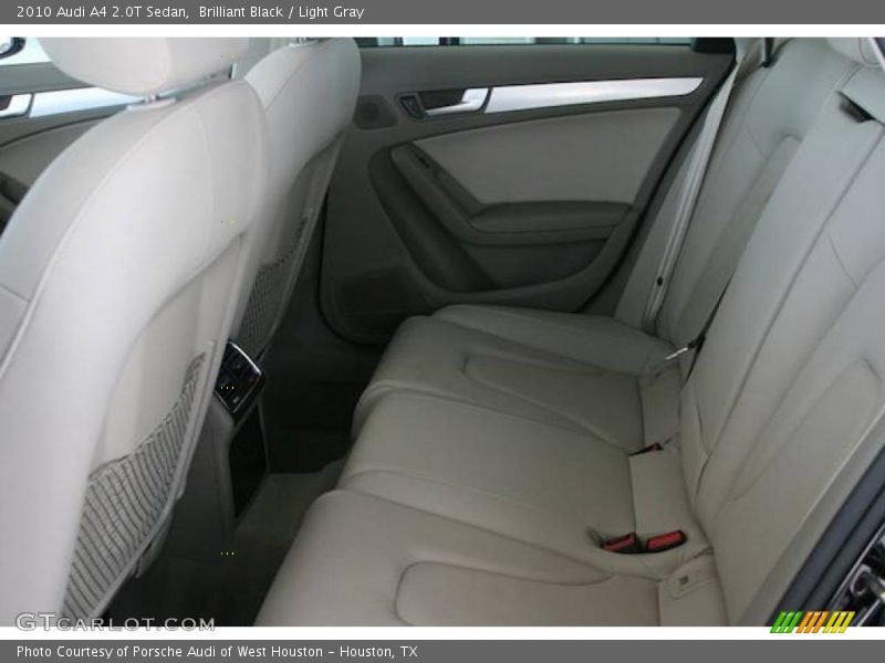 Brilliant Black / Light Gray 2010 Audi A4 2.0T Sedan