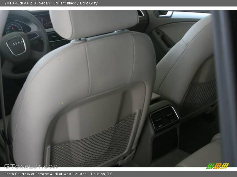 Brilliant Black / Light Gray 2010 Audi A4 2.0T Sedan
