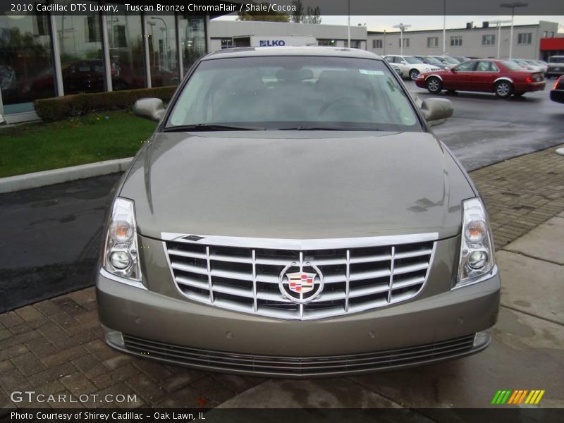 Tuscan Bronze ChromaFlair / Shale/Cocoa 2010 Cadillac DTS Luxury