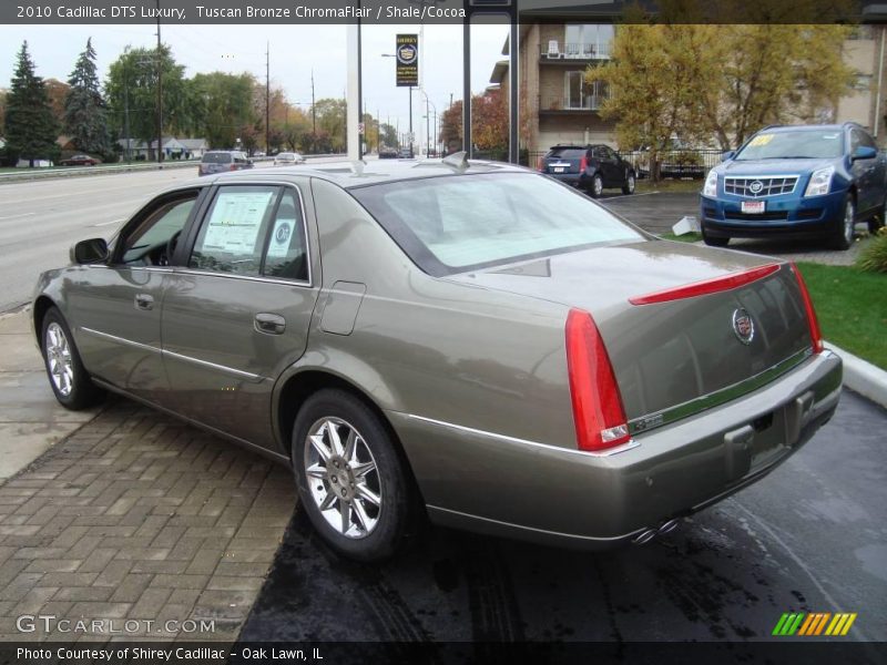 Tuscan Bronze ChromaFlair / Shale/Cocoa 2010 Cadillac DTS Luxury