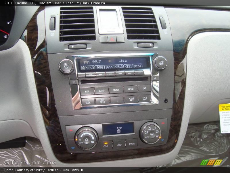 Radiant Silver / Titanium/Dark Titanium 2010 Cadillac DTS