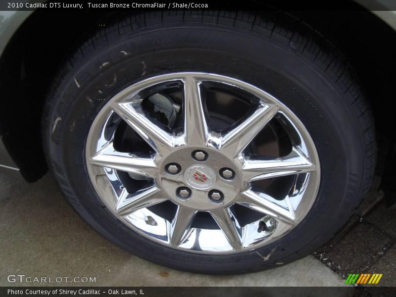 Tuscan Bronze ChromaFlair / Shale/Cocoa 2010 Cadillac DTS Luxury
