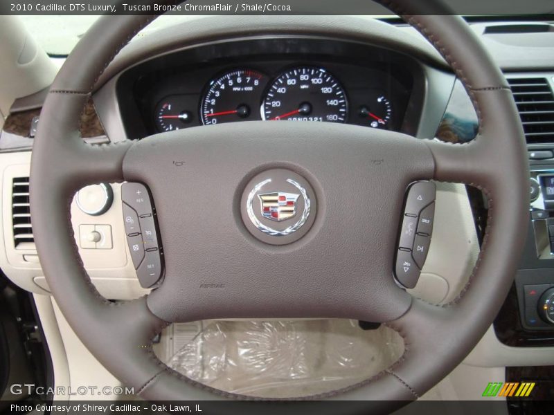Tuscan Bronze ChromaFlair / Shale/Cocoa 2010 Cadillac DTS Luxury
