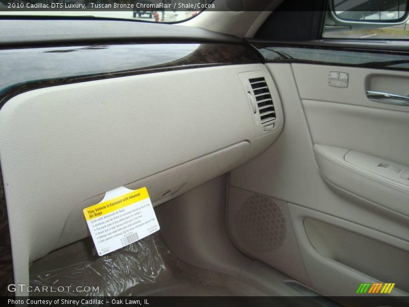 Tuscan Bronze ChromaFlair / Shale/Cocoa 2010 Cadillac DTS Luxury