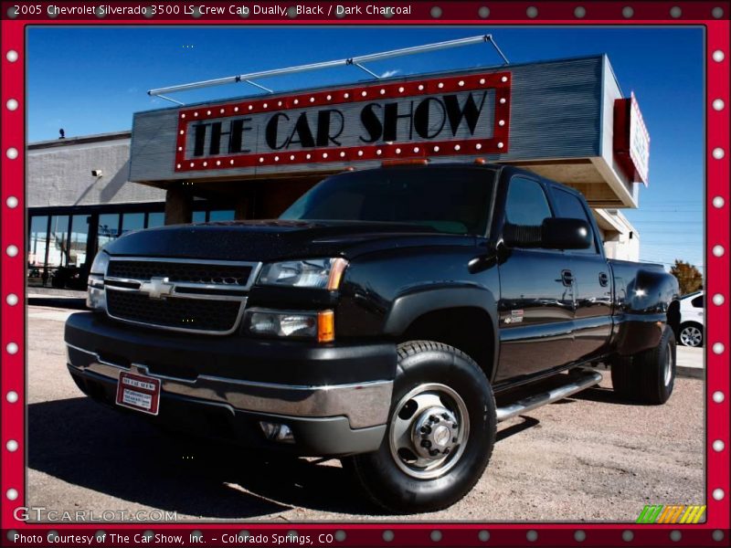 Black / Dark Charcoal 2005 Chevrolet Silverado 3500 LS Crew Cab Dually