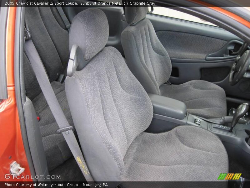Sunburst Orange Metallic / Graphite Gray 2005 Chevrolet Cavalier LS Sport Coupe