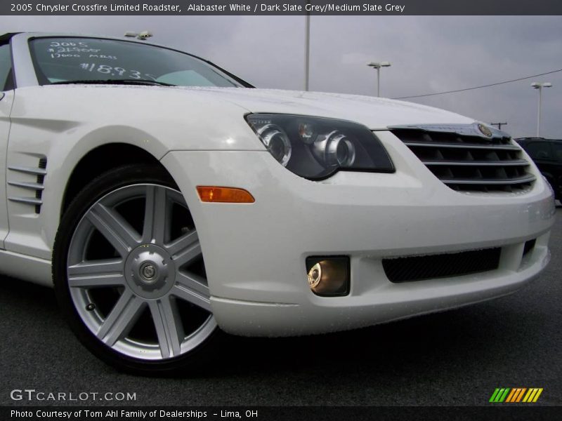 Alabaster White / Dark Slate Grey/Medium Slate Grey 2005 Chrysler Crossfire Limited Roadster