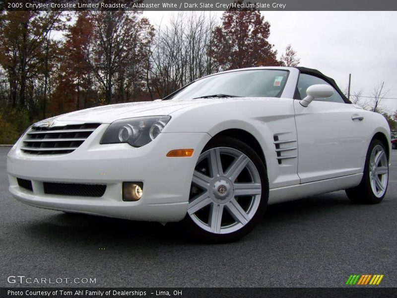 Alabaster White / Dark Slate Grey/Medium Slate Grey 2005 Chrysler Crossfire Limited Roadster