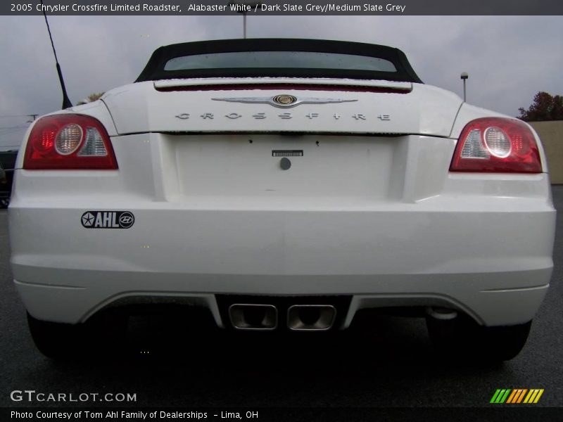 Alabaster White / Dark Slate Grey/Medium Slate Grey 2005 Chrysler Crossfire Limited Roadster