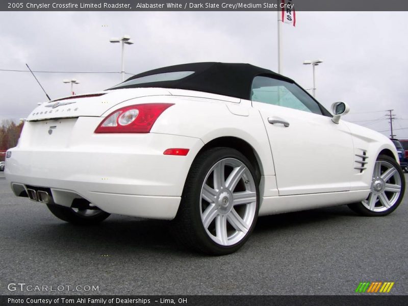 Alabaster White / Dark Slate Grey/Medium Slate Grey 2005 Chrysler Crossfire Limited Roadster
