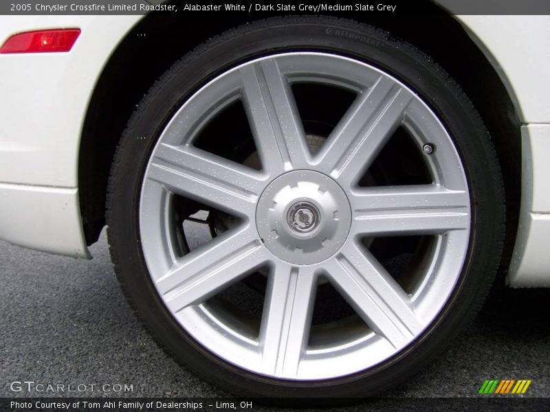 Alabaster White / Dark Slate Grey/Medium Slate Grey 2005 Chrysler Crossfire Limited Roadster