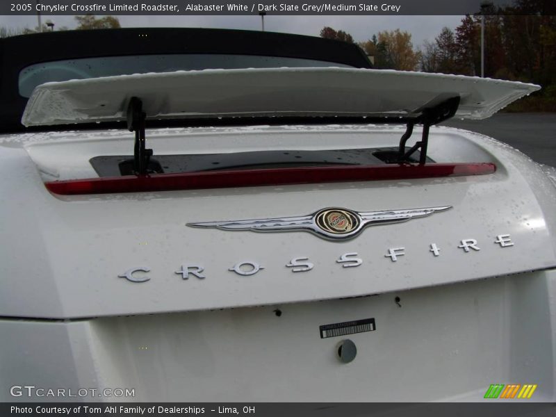 Alabaster White / Dark Slate Grey/Medium Slate Grey 2005 Chrysler Crossfire Limited Roadster