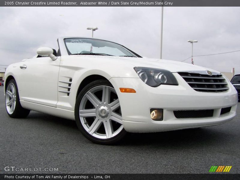 Alabaster White / Dark Slate Grey/Medium Slate Grey 2005 Chrysler Crossfire Limited Roadster