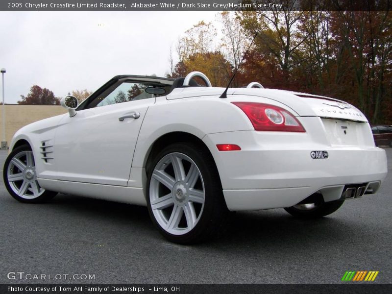 Alabaster White / Dark Slate Grey/Medium Slate Grey 2005 Chrysler Crossfire Limited Roadster