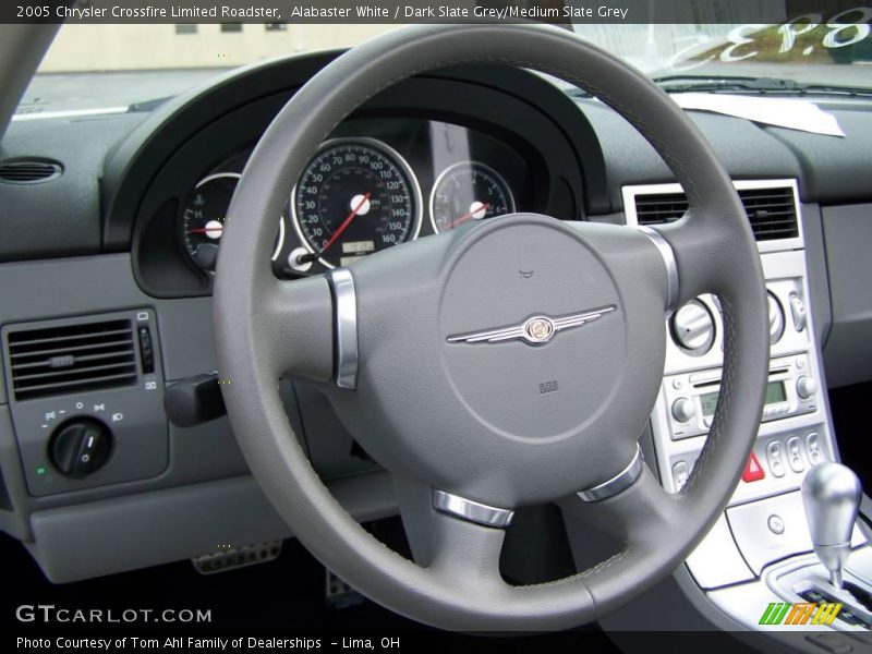 Alabaster White / Dark Slate Grey/Medium Slate Grey 2005 Chrysler Crossfire Limited Roadster