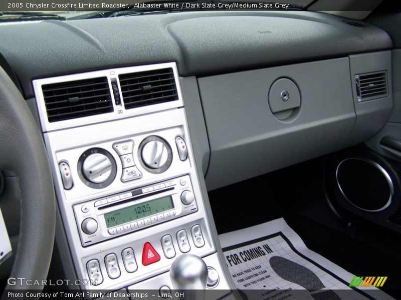 Alabaster White / Dark Slate Grey/Medium Slate Grey 2005 Chrysler Crossfire Limited Roadster