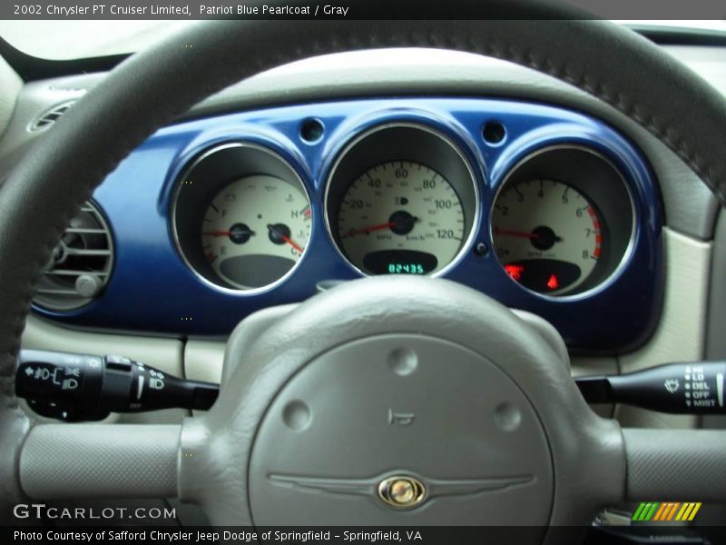 Patriot Blue Pearlcoat / Gray 2002 Chrysler PT Cruiser Limited
