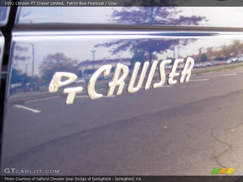 Patriot Blue Pearlcoat / Gray 2002 Chrysler PT Cruiser Limited